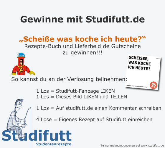 Scheiße was koche ich heute – Verlosung