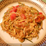 Zucchini als Spaghetti-Ersatz