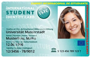 ISIC Internationaler Studentenausweis